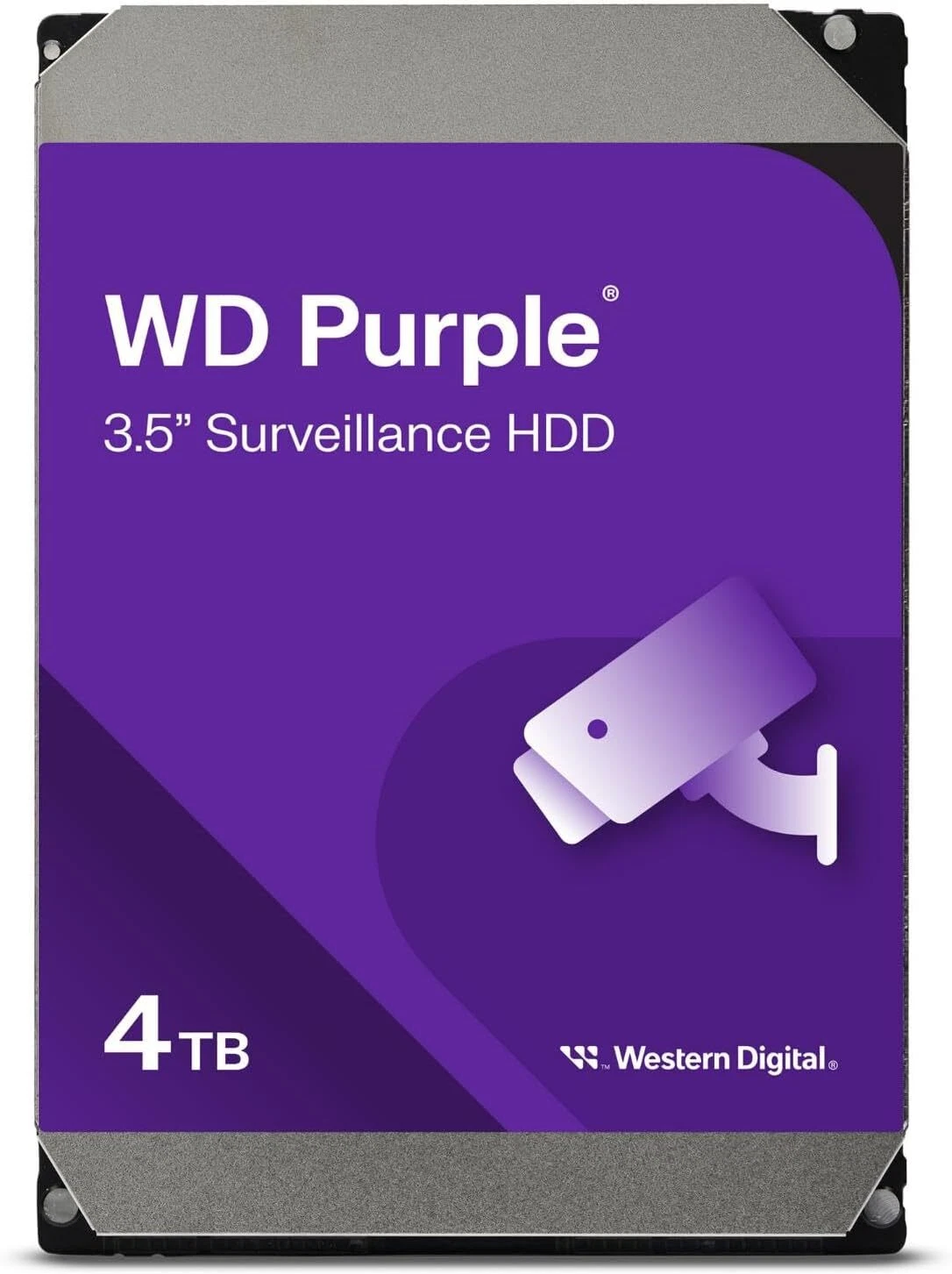 მყარი დისკი WD Purple 4TB Surveillance HDD (ვიდეო ჩამწერისთვის)